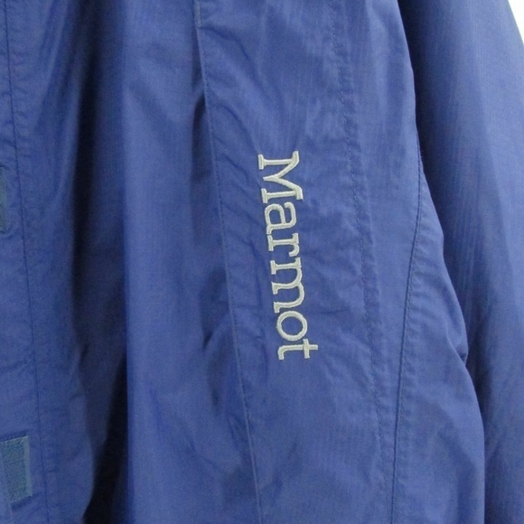 Marmot Purple Zip Front Hooded Rain Jacket Women's S - Picture 5 of 15